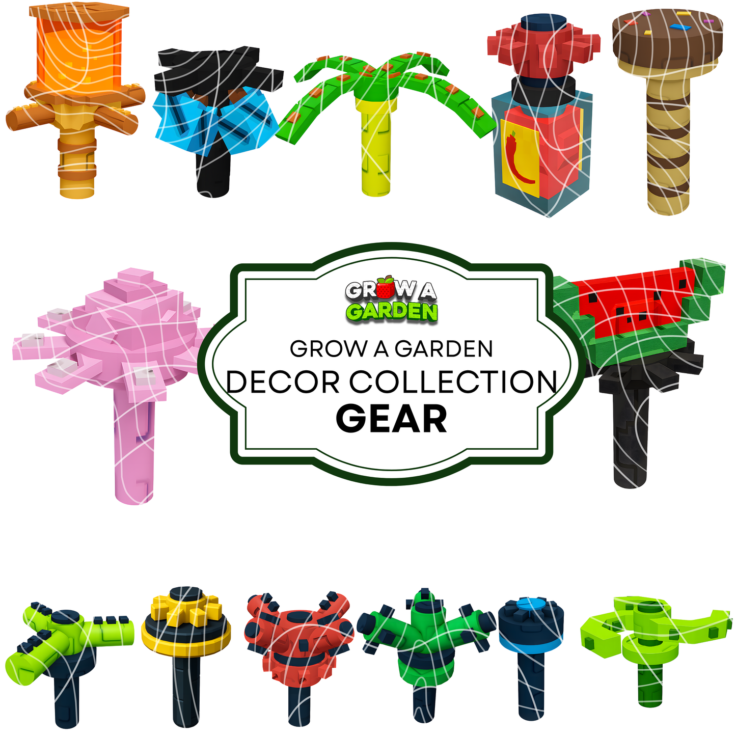 Grow a Garden Roblox Clipart bundle, 205 PNG Images, 300 DPI Instant Download, Roblox digital stickers | Decor Collection | Seed Pack | Crates | Cosmetic Shop | DIY party decor| Invitation | Party Favor