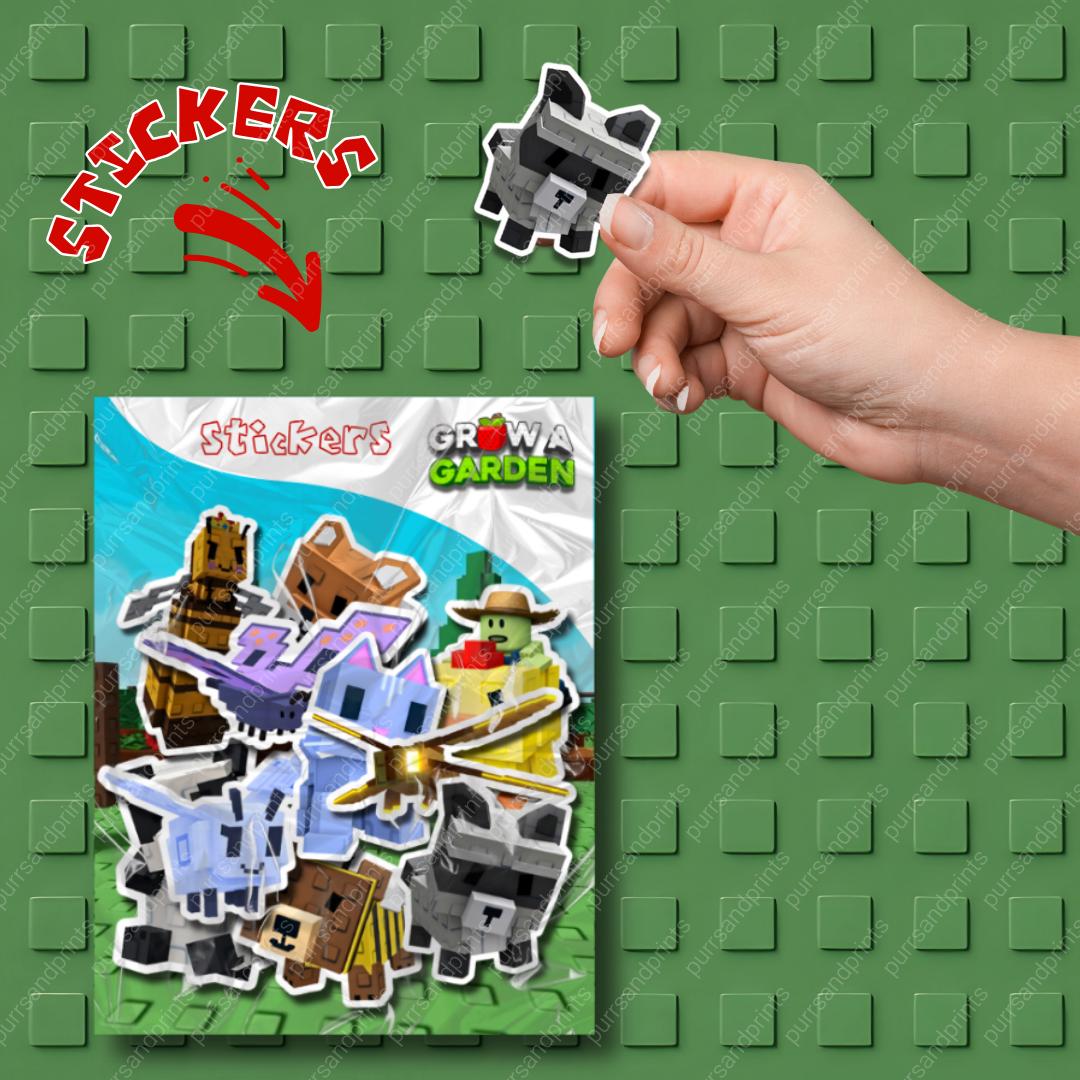 Grow a Garden Roblox Clipart bundle, 80 PNG Images, 300 DPI Instant Download, Roblox digital stickers | Expansion Pack | DIY party decor
