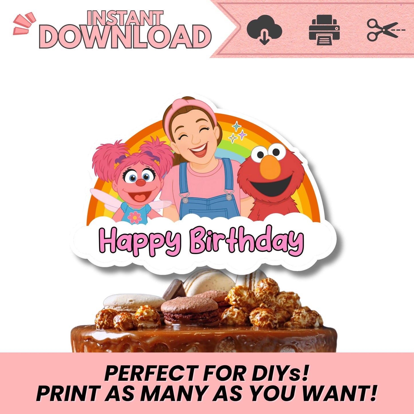 Miss Rachel & Sesame Street PNG | Elmo, Abby Clipart 300 DPI